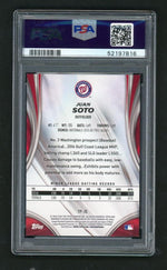 2017 Bowman Platinum Top Prospects Purple Juan Soto #TPJS /250 PSA 8