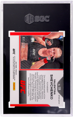 2021 Panini Prizm Blue Valentina Shevchenko #139 /199 SGC 9.5