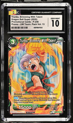 2020 Dragon Ball Super #P-256 Trunks Promo - UW Tourn. Pack Vol. 13 CGC 10