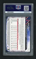 2016 Topps Chrome Jumping Mike Trout #1A PSA 10