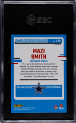 2023 Donruss Optic Blue Hyper Prizm Mazi Smith #228 RC SGC 9