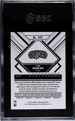 2024-25 Panini Hoops Tribute Tim Duncan #297 SGC 8.5