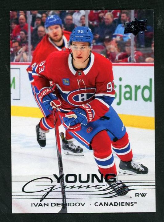 2025 Upper Deck Upper Deck 205 Ivan Demidov Young Guns Rookie Canadiens