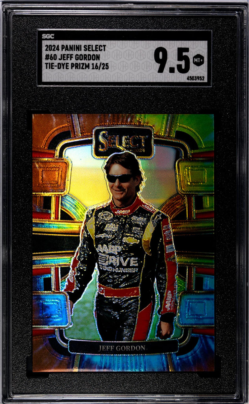 2024 Select #60 Jeff Gordon Grandstand /25 SGC 9.5