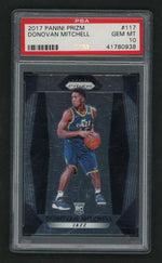 2017 Panini Prizm Donovan Mitchell #117 PSA 10