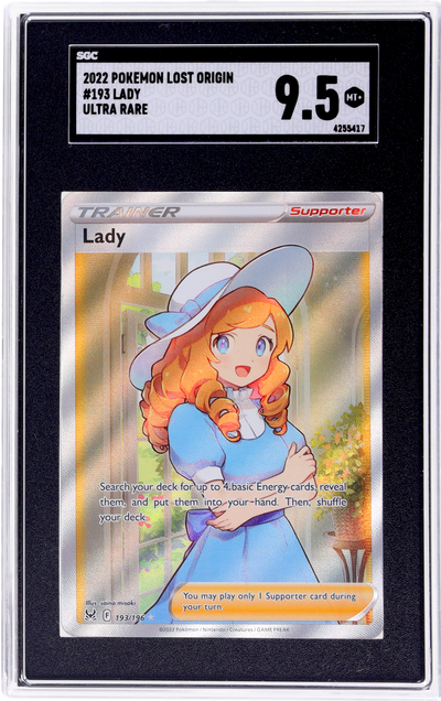 2022 Pokemon Lost Origin #193 Lady Ultra Rare SGC 9.5