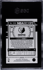 2024 Panini Hoops Zach Edey #239 RC SGC 9.5