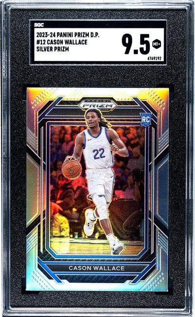 2023 Panini Prizm DP Silver Prizm Cason Wallace #12 RC SGC 9.5