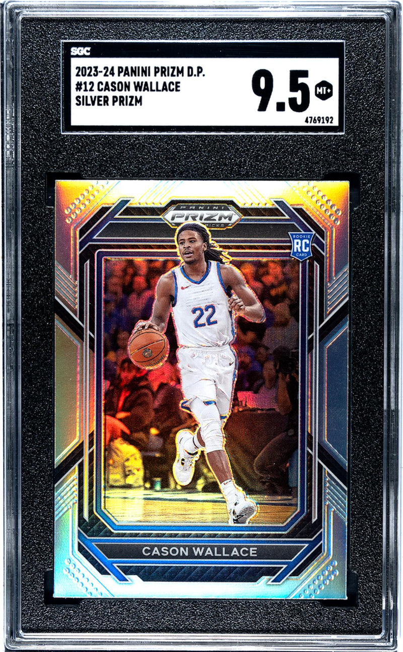 2023 Panini Prizm DP Silver Prizm Cason Wallace #12 RC SGC 9.5