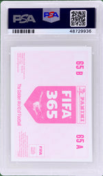 2019 Panini Fifa 365 Pink Back Juan Mata/Mason Greenwood #65 PSA 10