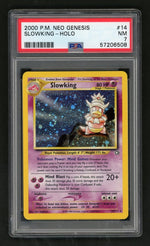 2000 Pokemon Neo Genesis Holo Slowking #14 PSA 7
