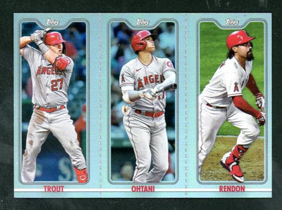 Topps TPC-1A/B/C Trout Ohtani Rendon /99 Angels