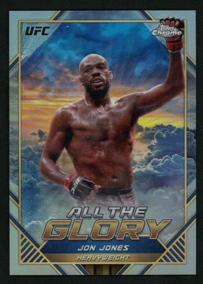 2024 Topps Chrome ATG-4 Jon Jones All the Glory