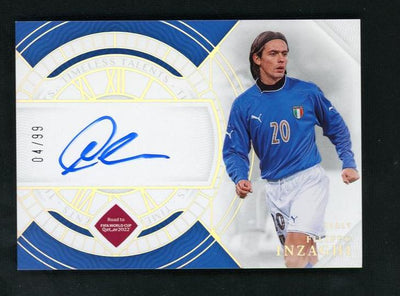 2022 Panini TS-FI Filippo Inzaghi Timeless Talents /99 Italy Auto