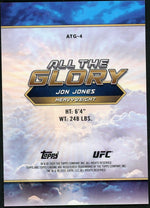 2024 Topps Chrome ATG-4 Jon Jones All the Glory