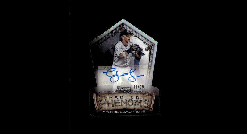 2024 Bowman's Best FPA-GL George Lombard Jr. Fabled Phenoms /99 New York Yankees Auto