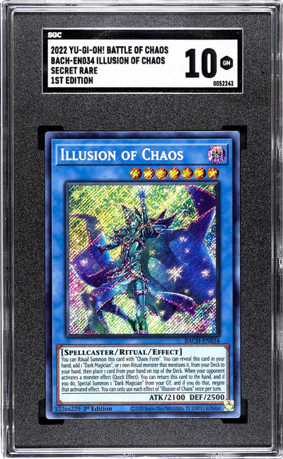 2022 Yu-Gi-Oh! #BACH-EN034 Illusion of Chaos Battle of Chaos 12266229 SGC 10