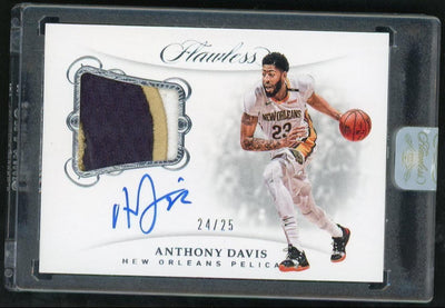 2018 Panini Flawless Anthony Davis Patch Autograph /25