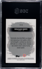 2022 Bowman University Campus Captains Graham Mertz #CC-22 SGC 10