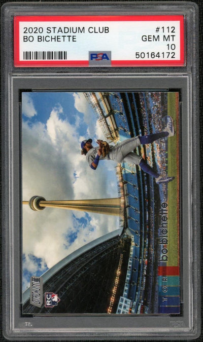 2020 Stadium Club Bo Bichette #112 PSA 10
