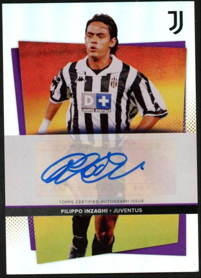 2021 Topps Juventus Team Set Filippo Inzaghi Auto /10