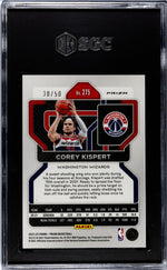 2021 Panini Prizm Pink Fast Break Corey Kispert #275 RC /50 SGC 9.5
