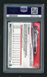 2018 Topps Chrome Prism Refractor Mike Trout #100 PSA 10