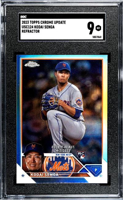 2023 Topps Chrome Update #USC124 Kodai Senga Ref. SGC 9