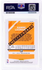 2019 Panini Donruss Optic Kawhi Leonard #30 Checkerboard PSA 10