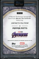 2025 Topps Marvel The Collector Pepper Potts #MP-GP Perfection Purple Auto /15