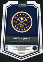 2023 Panini Crown Royale Regal Achievements Signatures Nikola Jokic /25