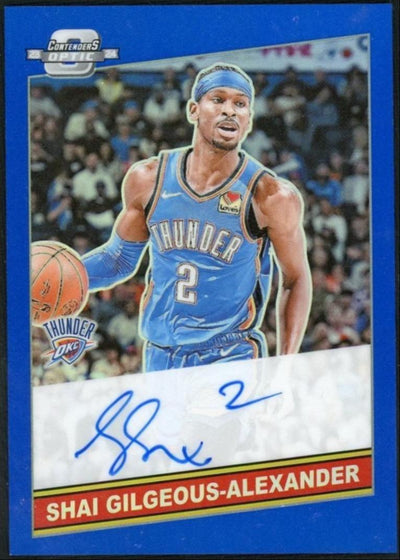 2023 Contenders Optic Shai Gilgeous Alexander Auto /25