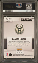 2023 Panini Instant Versicolor Damian Lillard #257 PSA 8