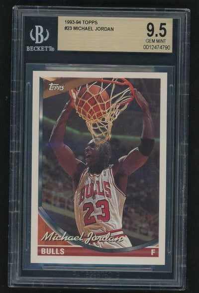 1993 Topps #23 Michael Jordan Beckett 9.5 Gem Mint Bulls