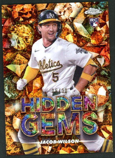 2025 Topps Hidden Gems HG8 Jacob Wilson Citrine /10
