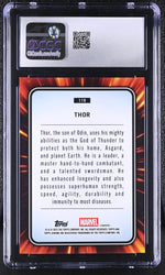 2025 Chrome #119 Thor Blue & Green Shimmer Refractor /299 CGC 8
