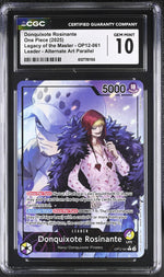 2025 One Piece #OP12-061 Donquixote Rosinante Legacy of the Master CGC 10