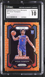 2023 Prizm #27 Ausar Thompson Monopoly CGC 10
