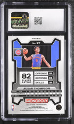 2023 Prizm #27 Ausar Thompson Monopoly CGC 10