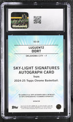 2024 Topps Chrome #SLS-LD Luguentz Dort Sky-Light Signatures CGC 10