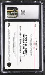 2024 Topps Chrome #TCA-ZL Zach LaVine Sapphire Autographs Auto CGC 9.5