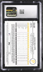 2024 Chrome #CSA-AWI Alika Williams Sapphire Autographs /50 Auto CGC 9.5