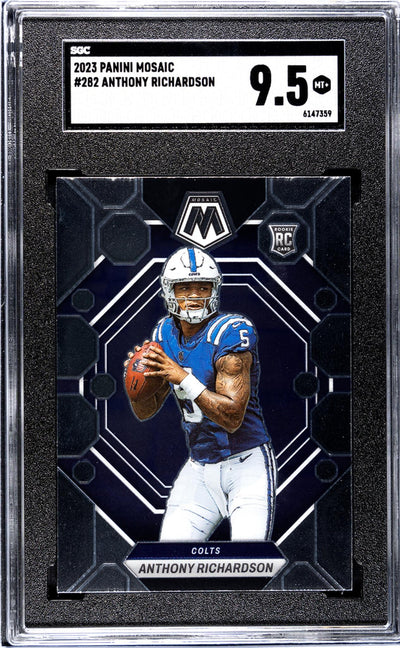 2023 Panini Mosaic Anthony Richardson #282 RC SGC 9.5