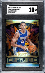 2022 Panini Select Future Silver Prizm Keegan Murray #24 RC SGC 10