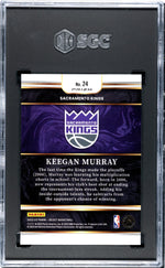 2022 Panini Select Future Silver Prizm Keegan Murray #24 RC SGC 10