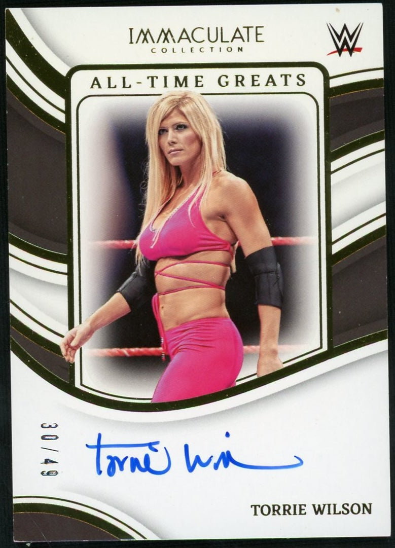 2023 Panini Immaculate WWE Torrie Wilson All Time Greats Auto /49
