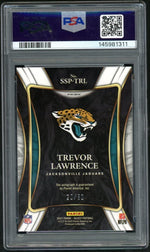 2021 Select Signatures Blue Prizm Trevor Lawrence #1 /50 PSA 10
