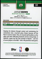 2025-26 Topps Chrome Jaylen Brown Red Basketball Refractor /5