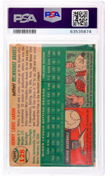 1954 Topps Hank Aaron #128 PSA 2