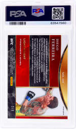2021 Panini Select UFC Lucky Envelopes Diego Ferreira #119 2/8 PSA 9 RC